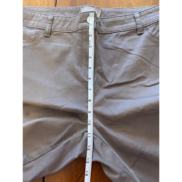 Chico's Womens Pants Size 2.5 (L/14) Stretch Cotton Rayon Spandex Brown - Picture 8 of 9